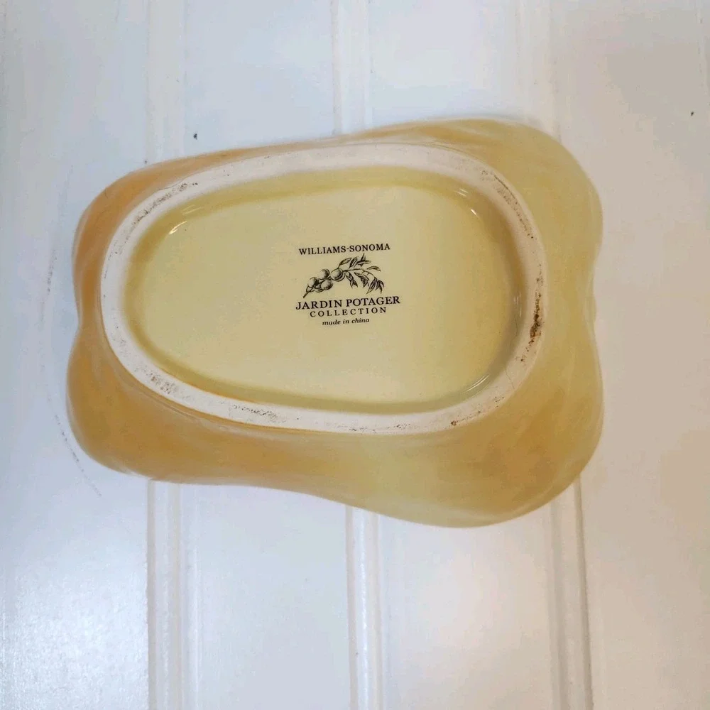 Jardin Potager‎ Ceramic Bowls Pumpkin & Yellow Pepper Set Of 2 Williams Sonoma